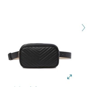 steve madden chevron quilted fanny pack